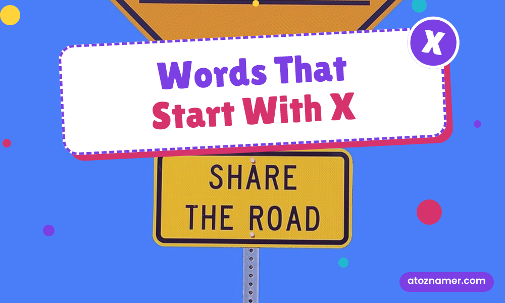 Words That Start With X